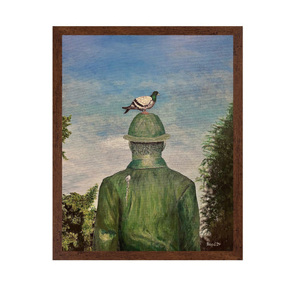 Man With Pigeon
