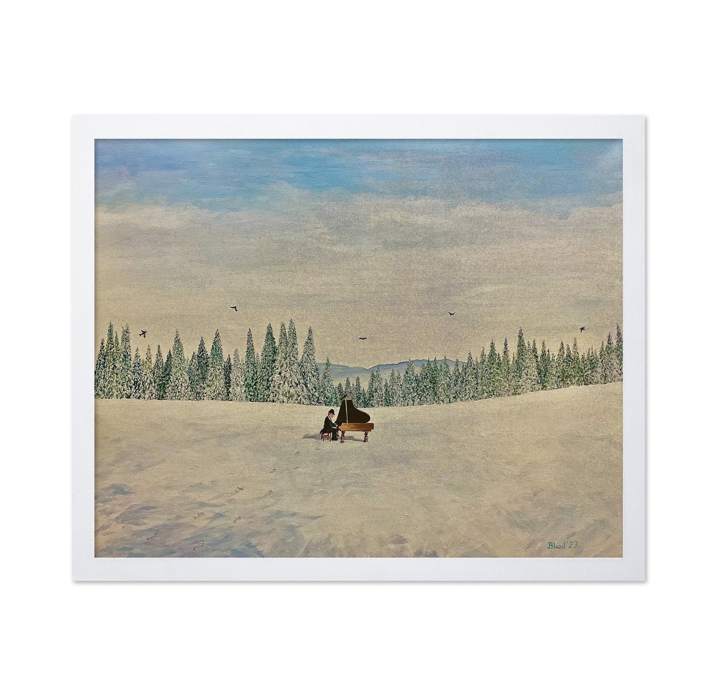 Snow Piano Silence