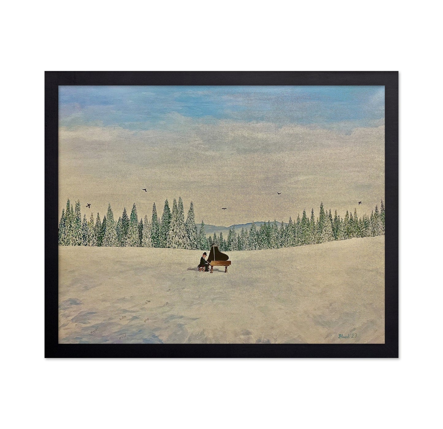 Snow Piano Silence