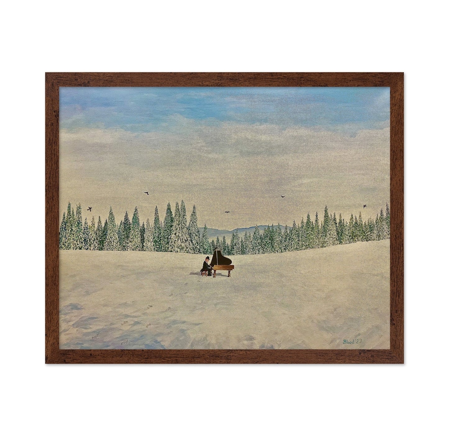 Snow Piano Silence