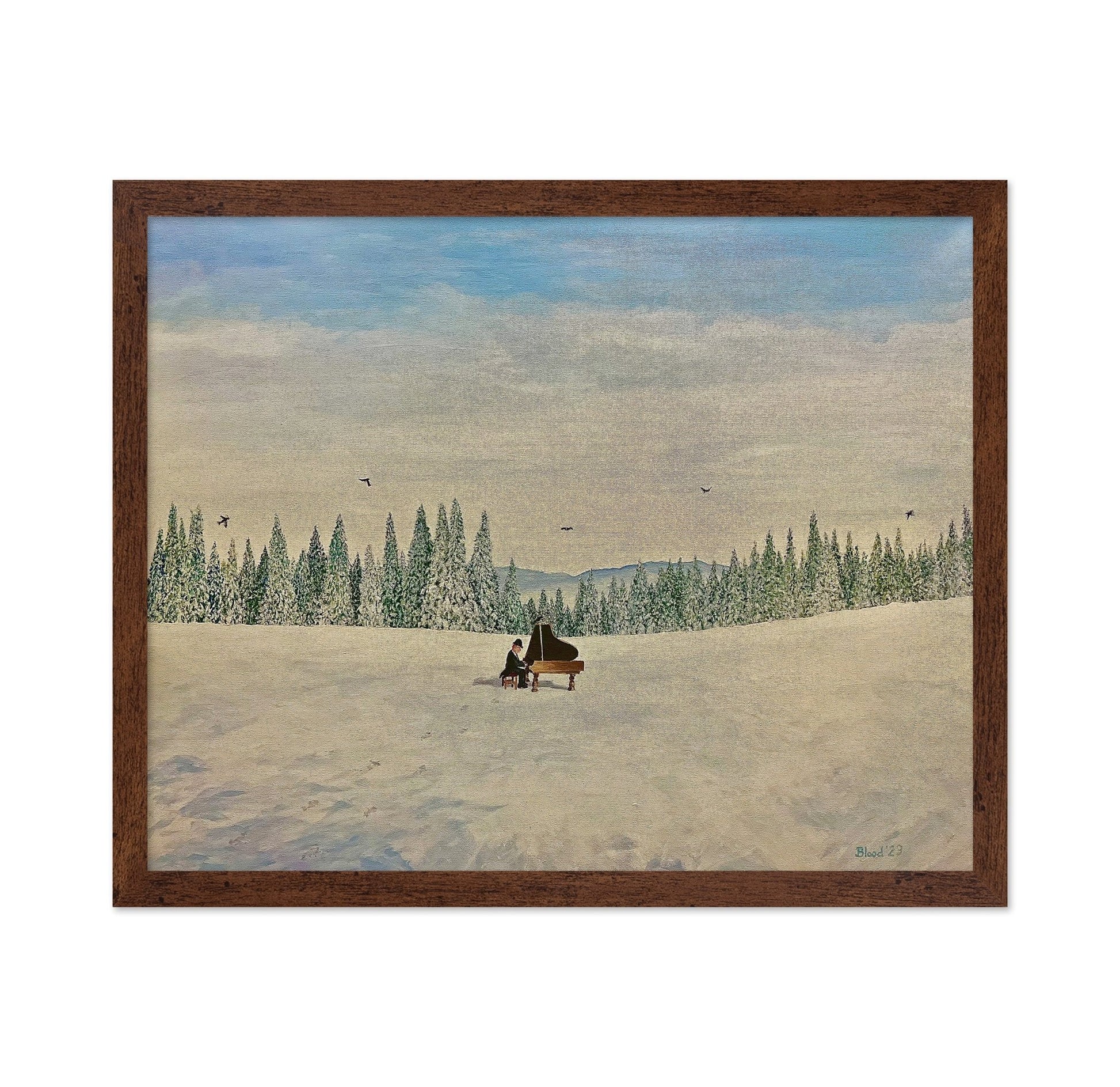 Snow Piano Silence