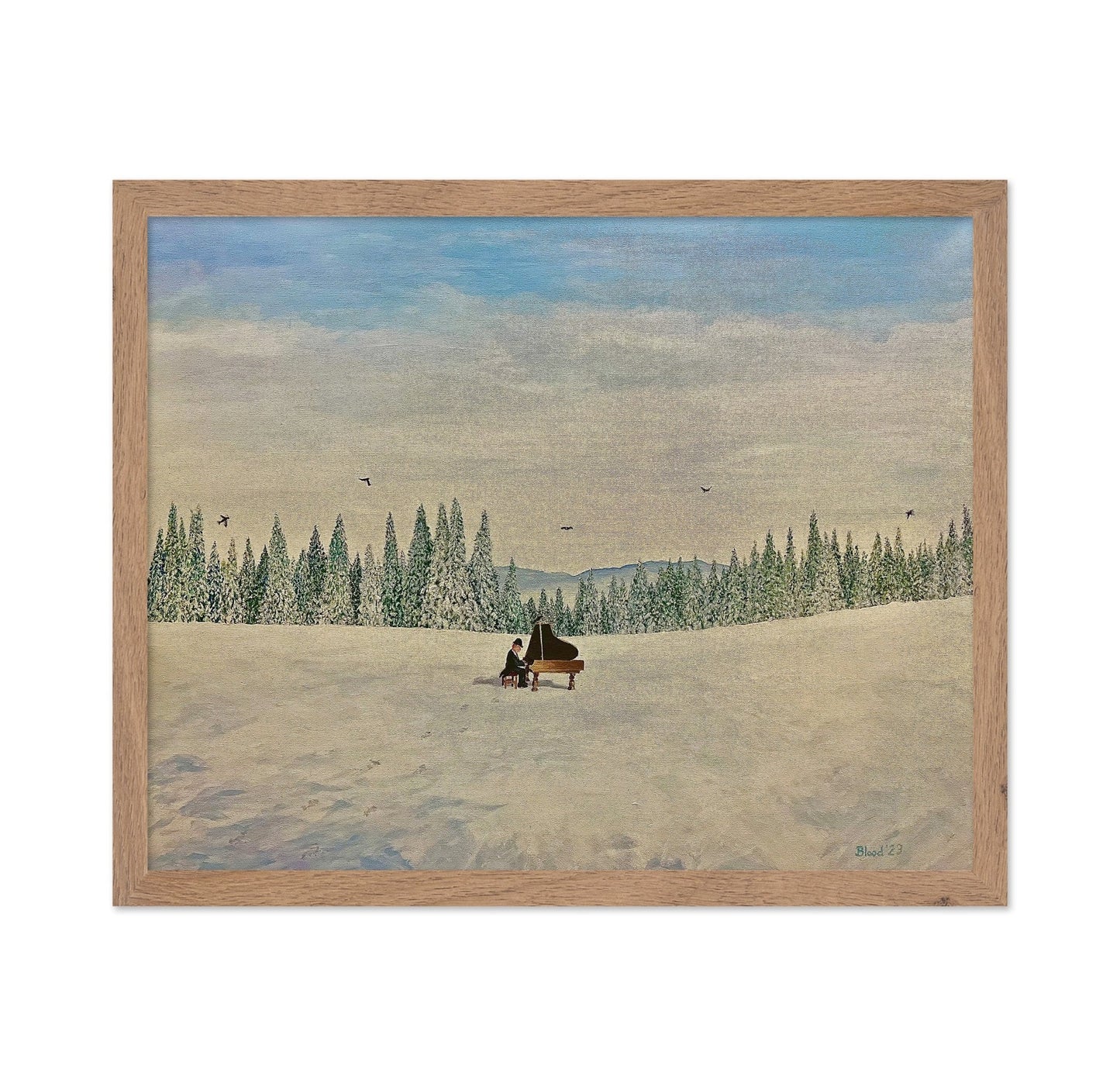 Snow Piano Silence