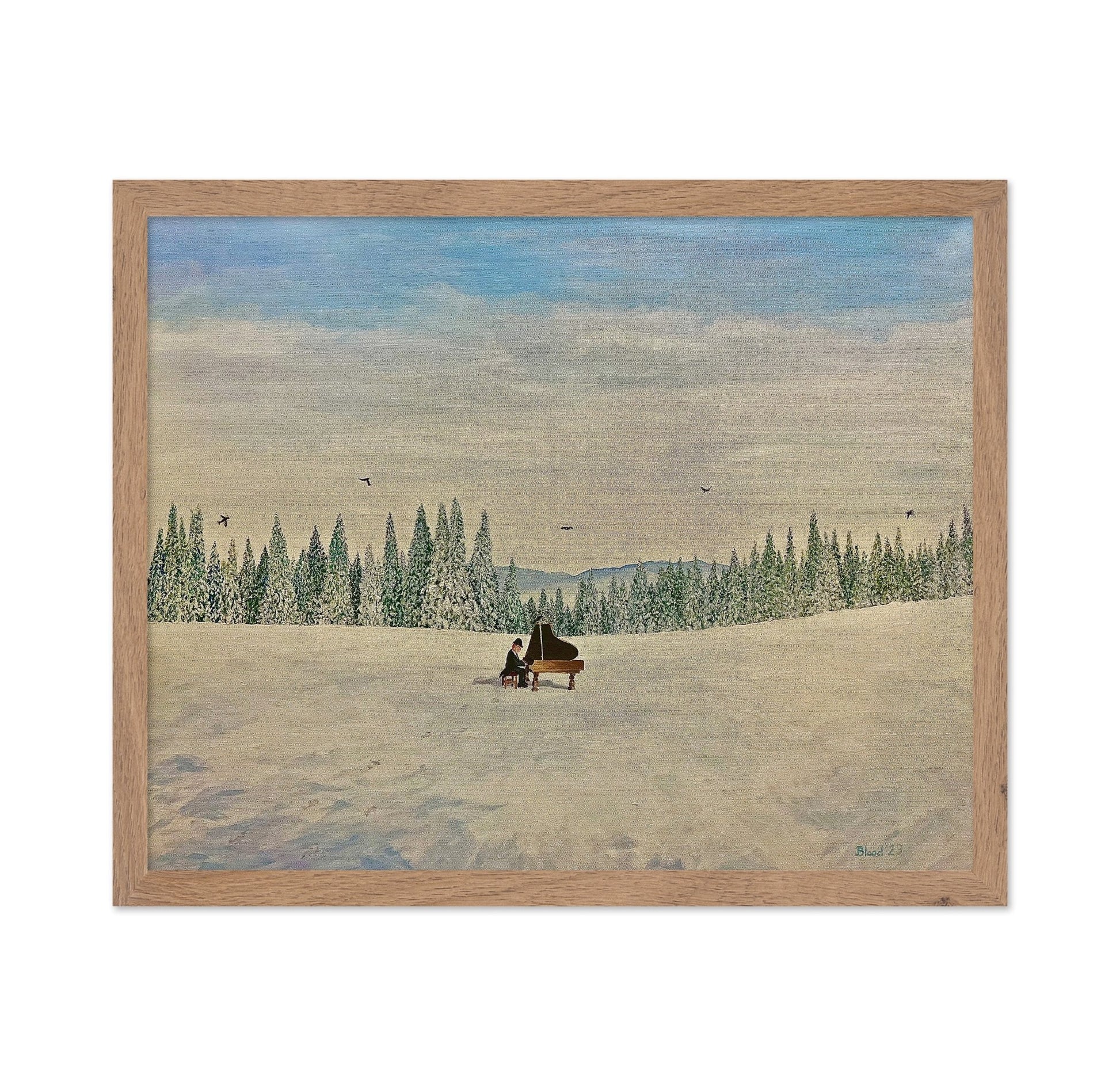 Snow Piano Silence