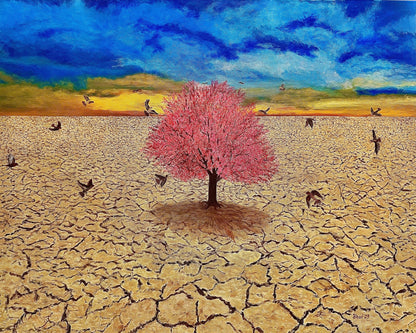 Lone Bloom Desert