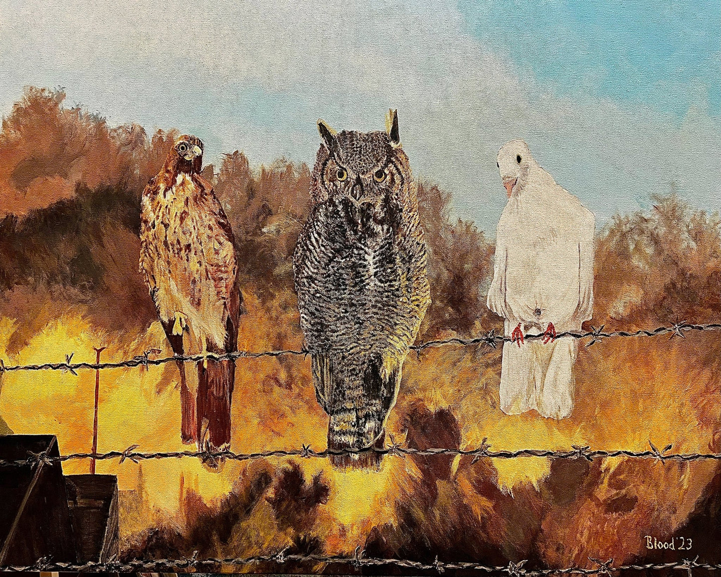 Three Birds Perch