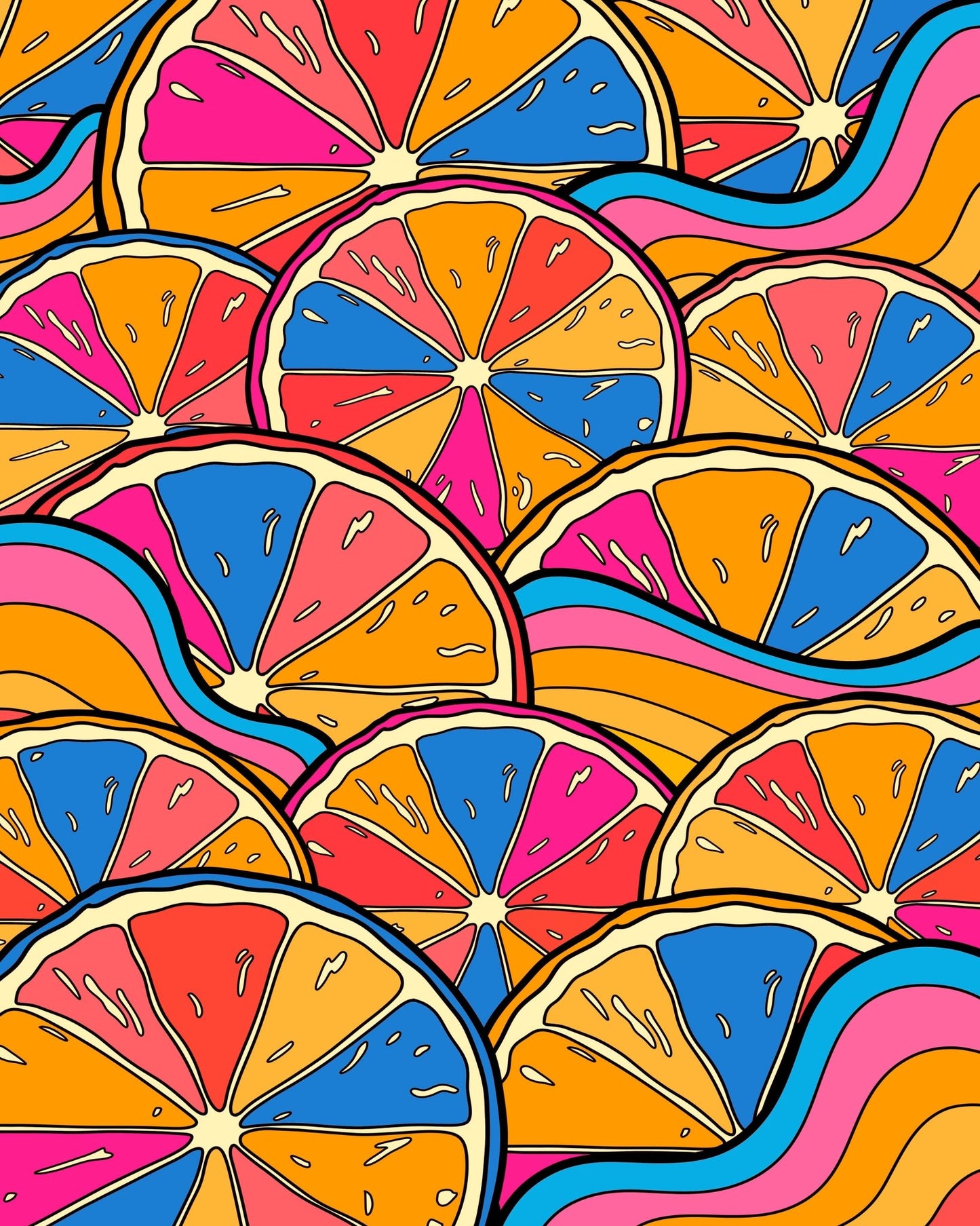 Citrus Pop Pattern
