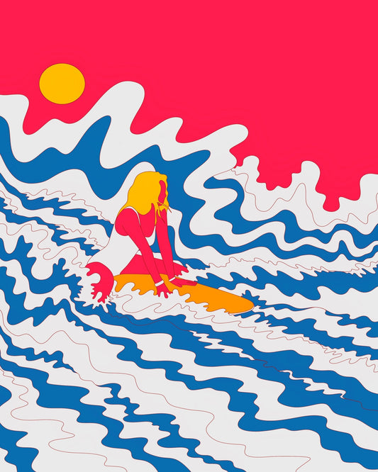 Neon Surf Rider