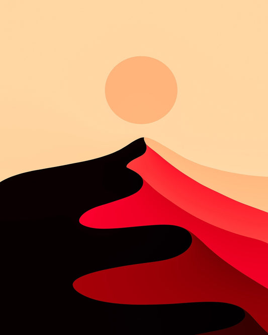 Abstract Desert Flow