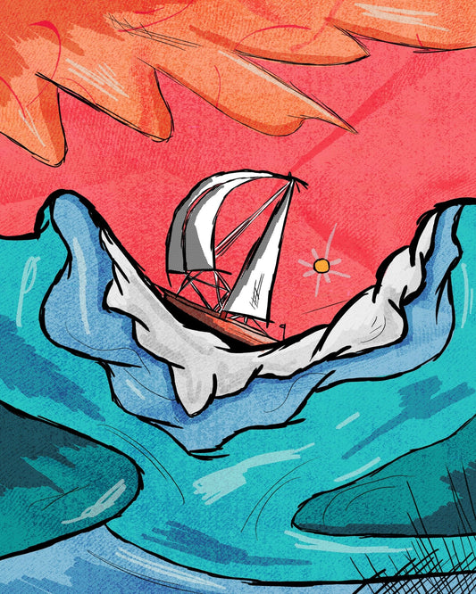 Surreal Ocean Voyage