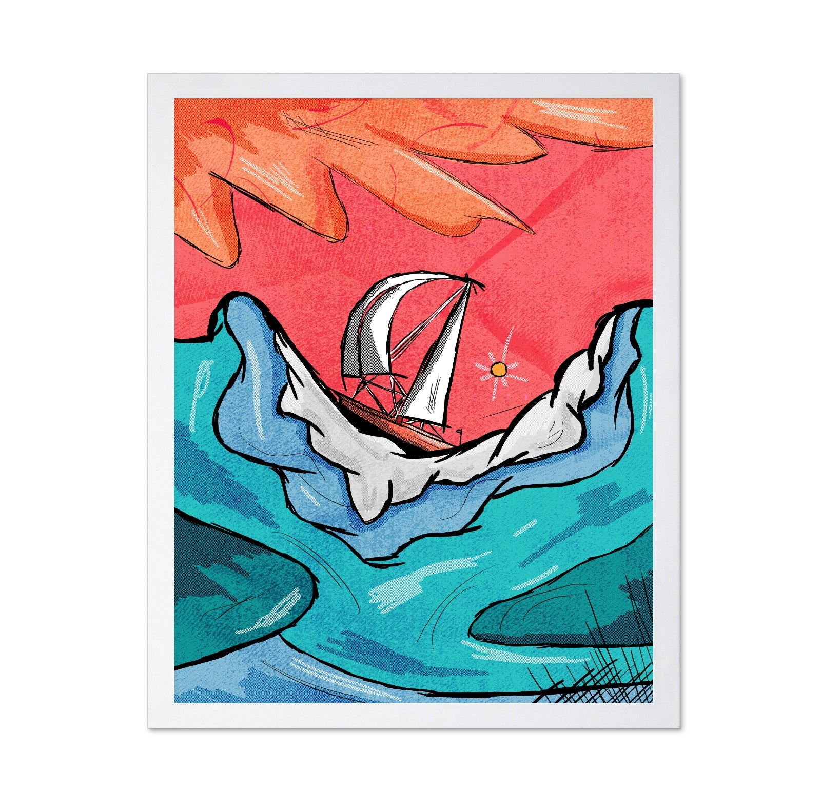 Surreal Ocean Voyage