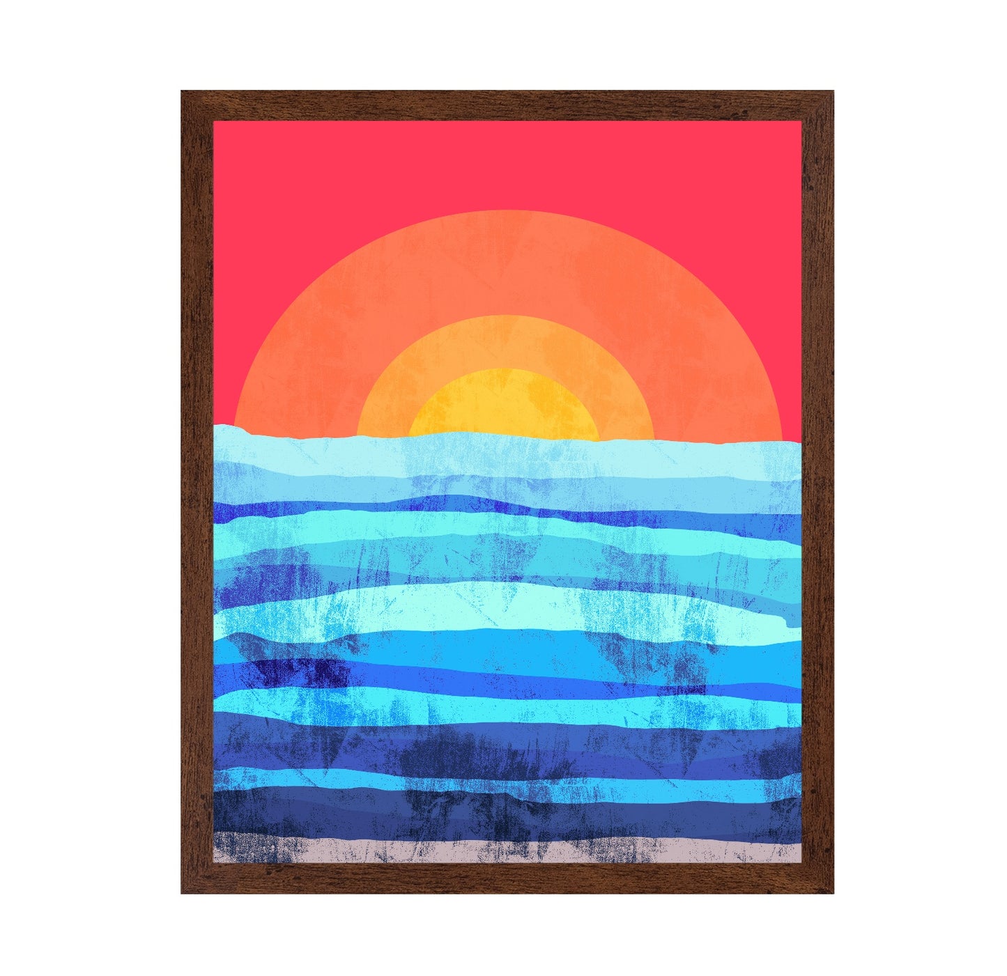 Sunset Ocean Layers