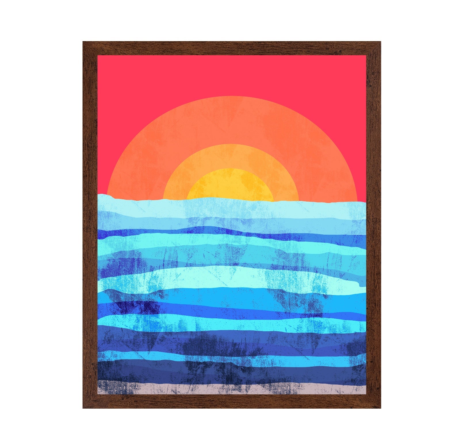 Sunset Ocean Layers
