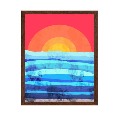 Sunset Ocean Layers