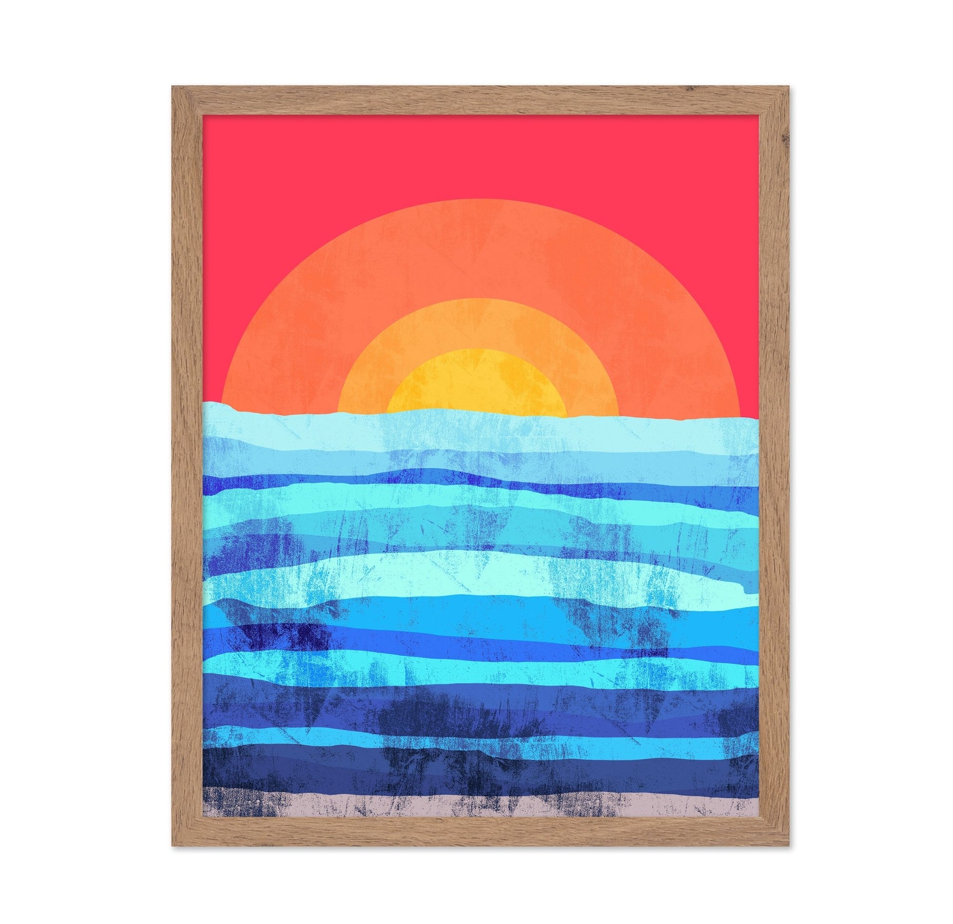 Sunset Ocean Layers