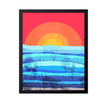 Sunset Ocean Layers