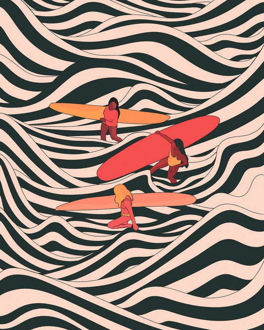 Surf Pattern Waves