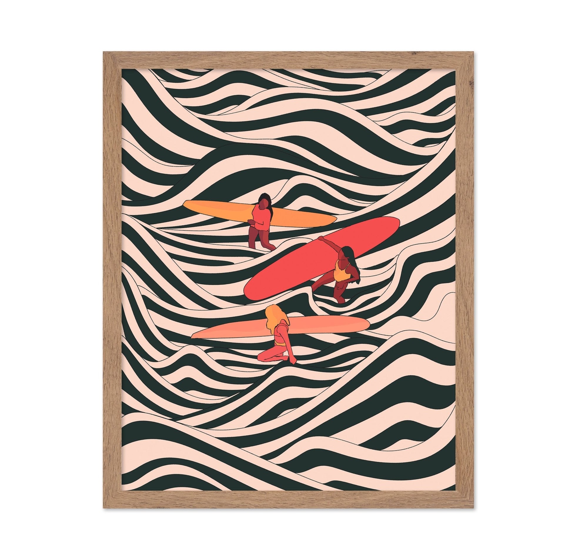 Surf Pattern Waves
