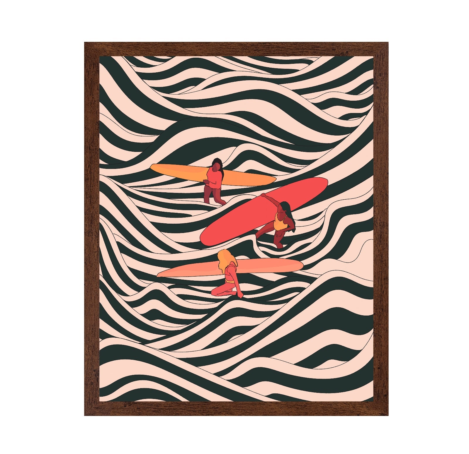 Surf Pattern Waves