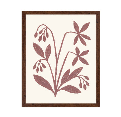 Rustic Floral Sketch No3