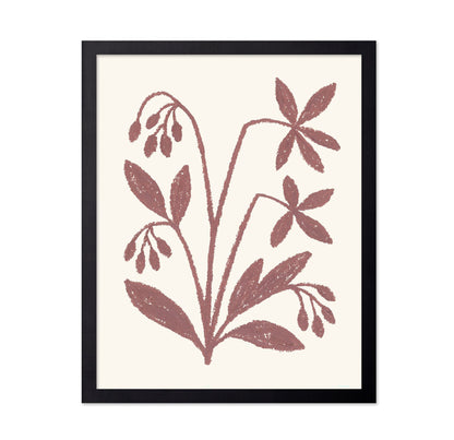Rustic Floral Sketch No3