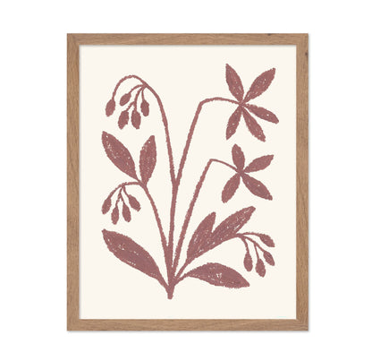 Rustic Floral Sketch No3
