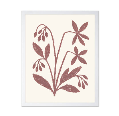 Rustic Floral Sketch No3