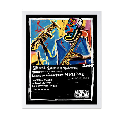 Jazz Sax Pop Poster