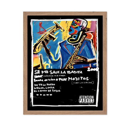 Jazz Sax Pop Poster