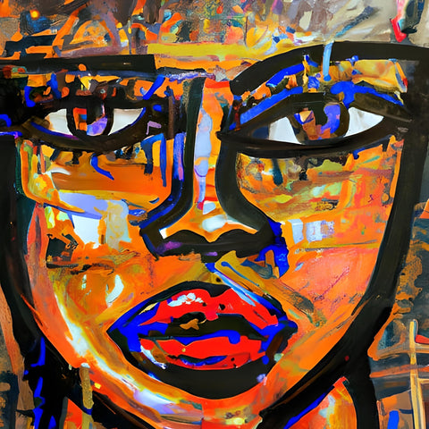 Neon Portrait Glasses