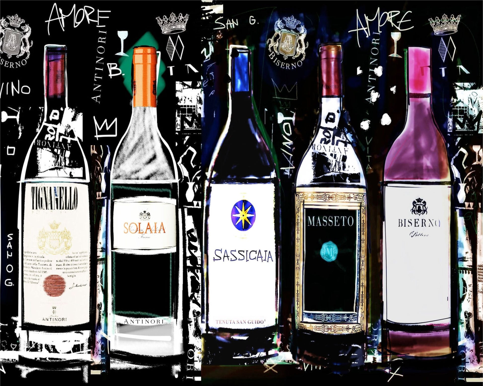 Italian Wine Icons