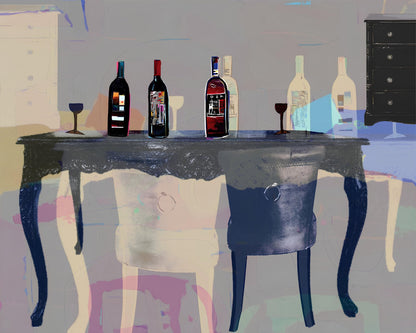 Wine Table Still Life