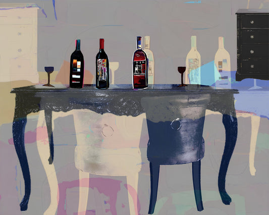 Wine Table Still Life