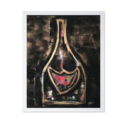 Abstract Wine Bottle
