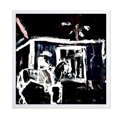 Night Cowboy Scene