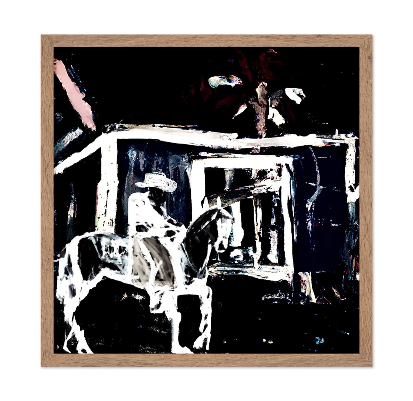 Night Cowboy Scene