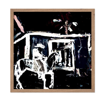 Night Cowboy Scene