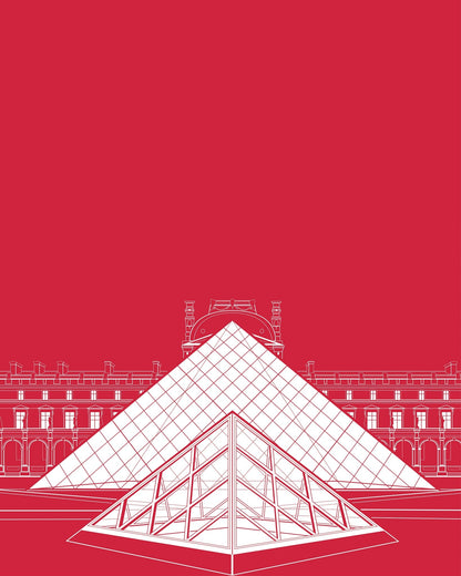 Louvre Pyramid Lines