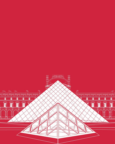 Louvre Pyramid Lines