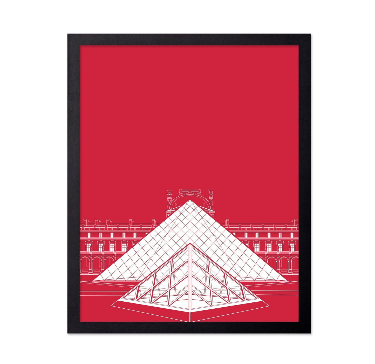 Louvre Pyramid Lines