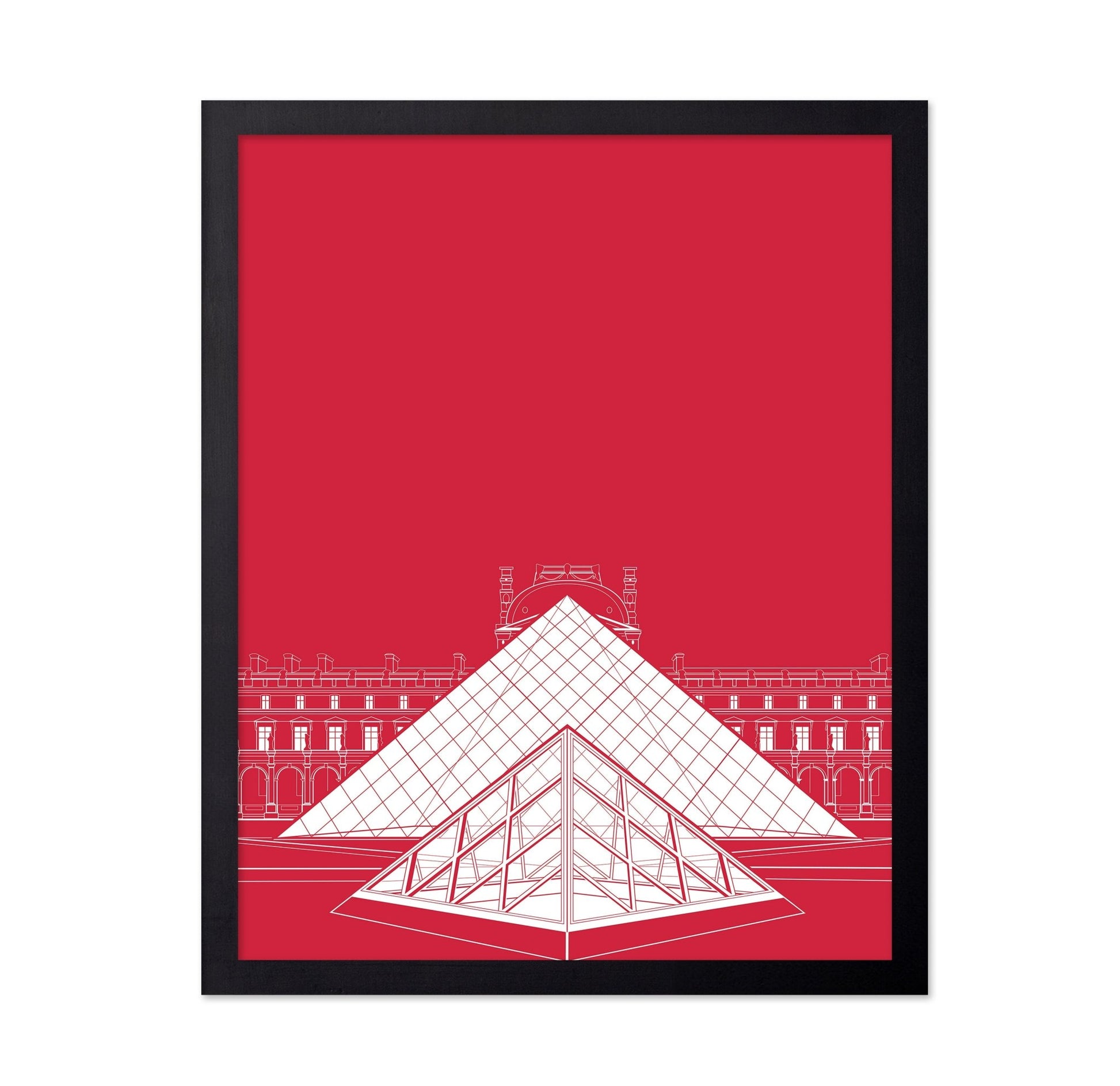 Louvre Pyramid Lines