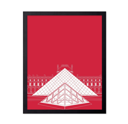 Louvre Pyramid Lines