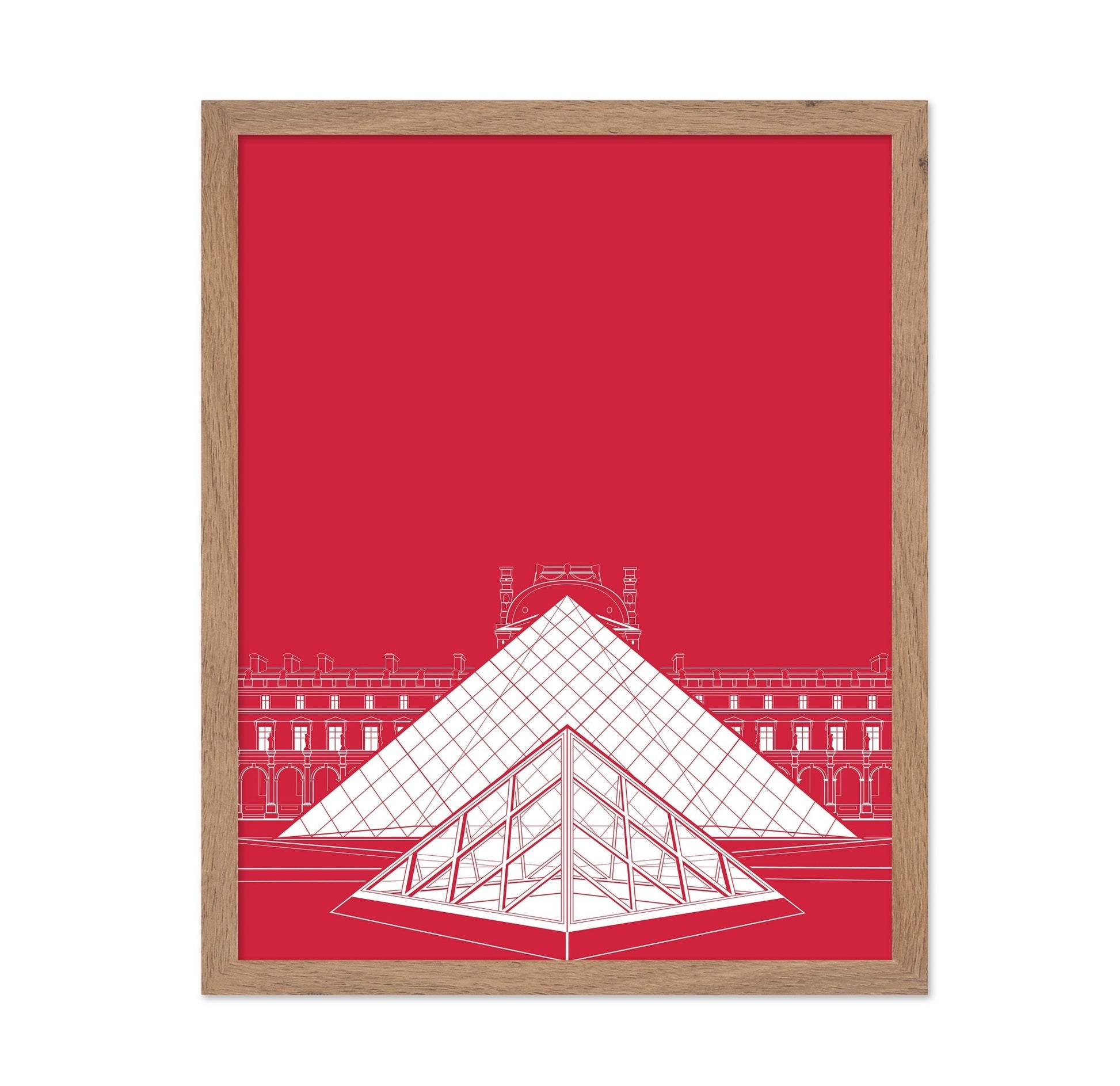 Louvre Pyramid Lines
