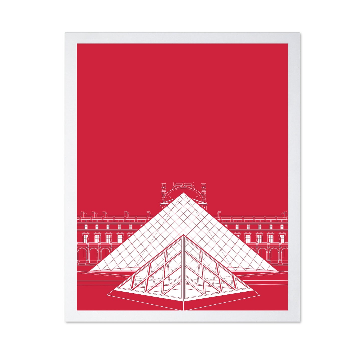 Louvre Pyramid Lines