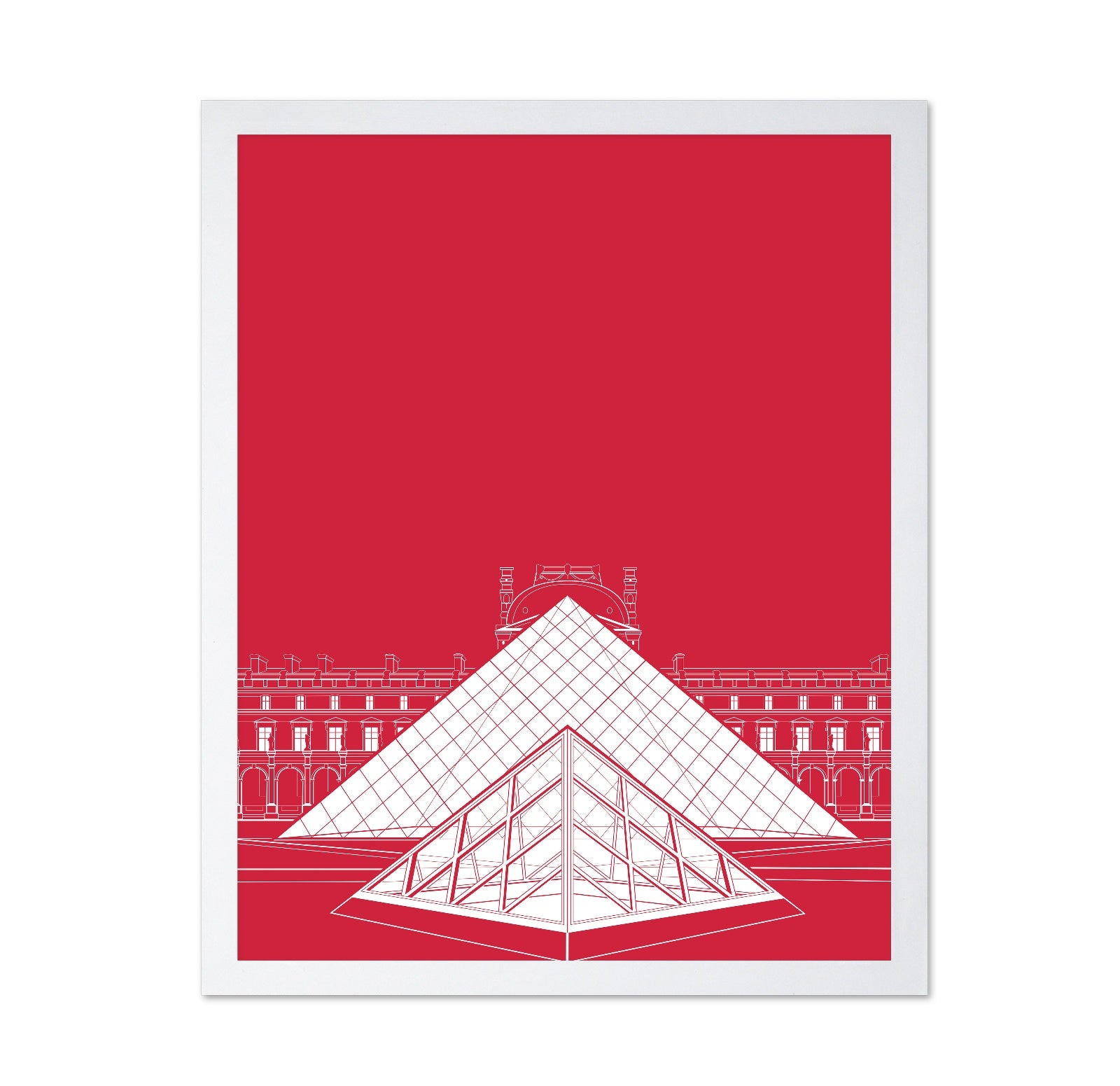 Louvre Pyramid Lines