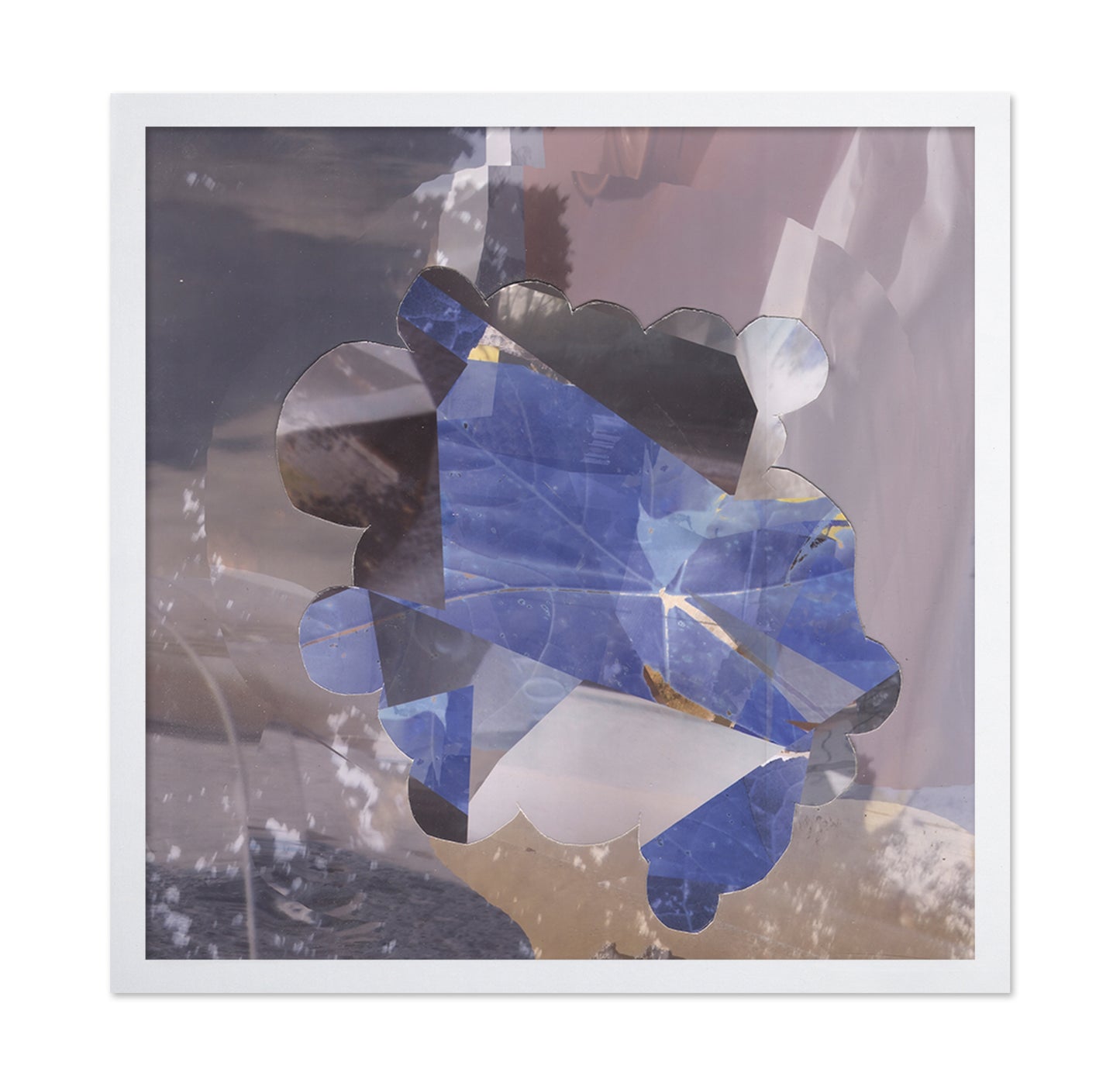 Blue Geometric Overlay