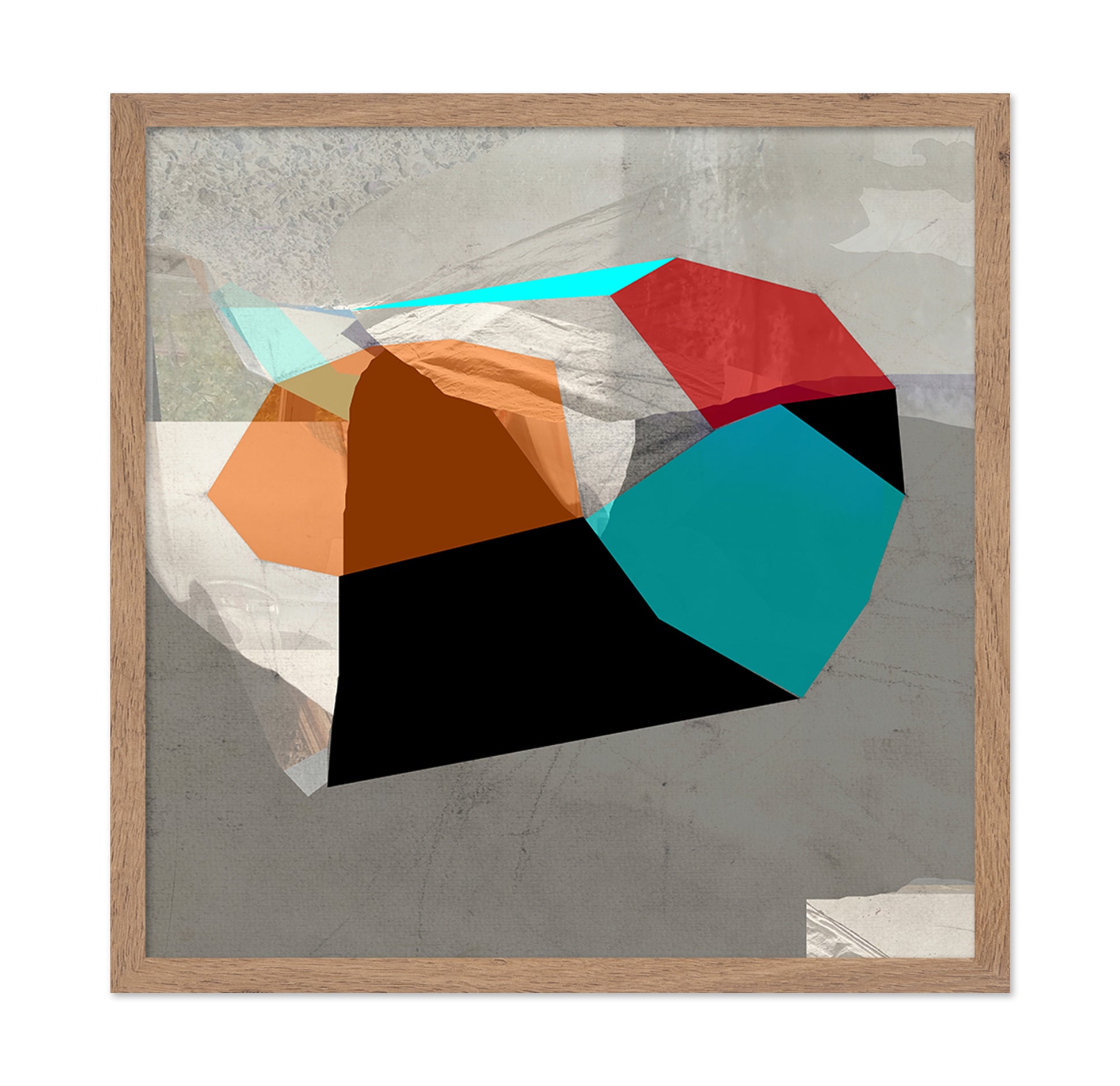 Geometric Color Block Form