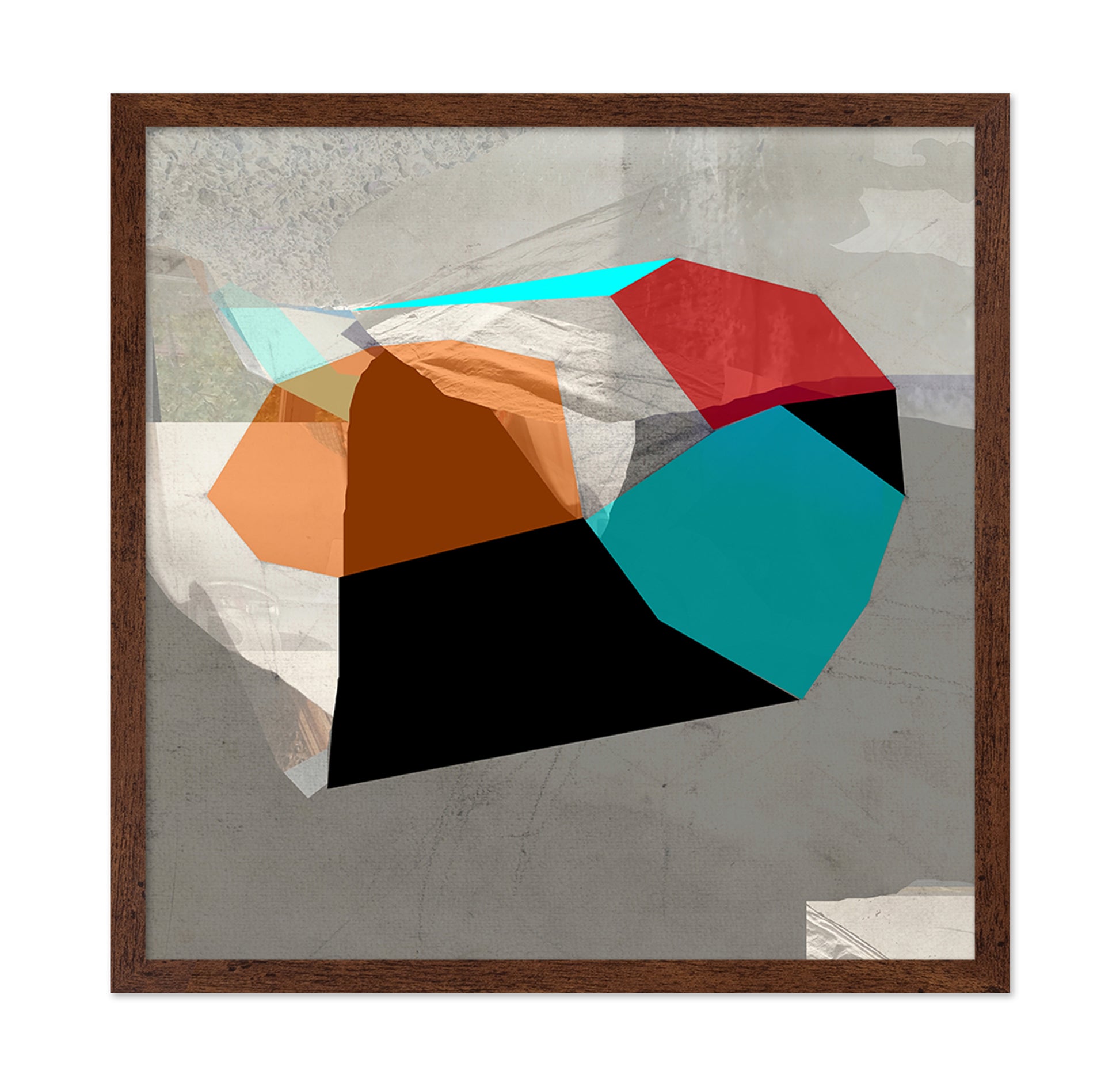 Geometric Color Block Form