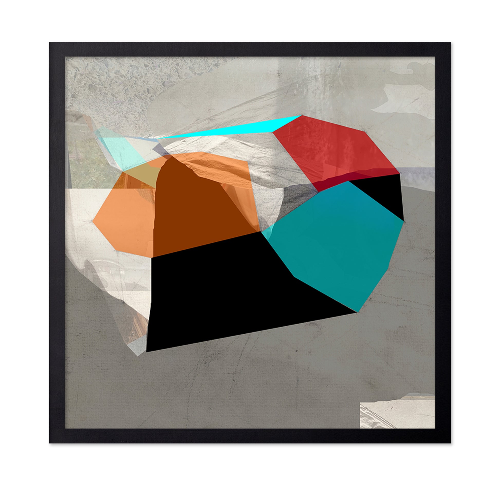 Geometric Color Block Form