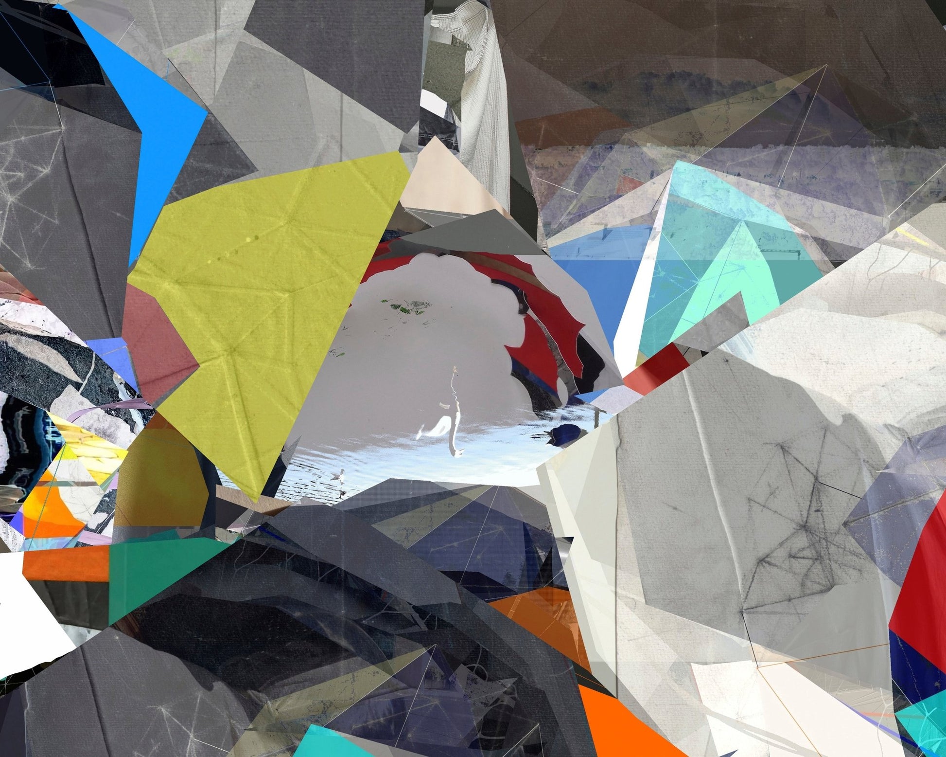 Fragmented Swan Scene