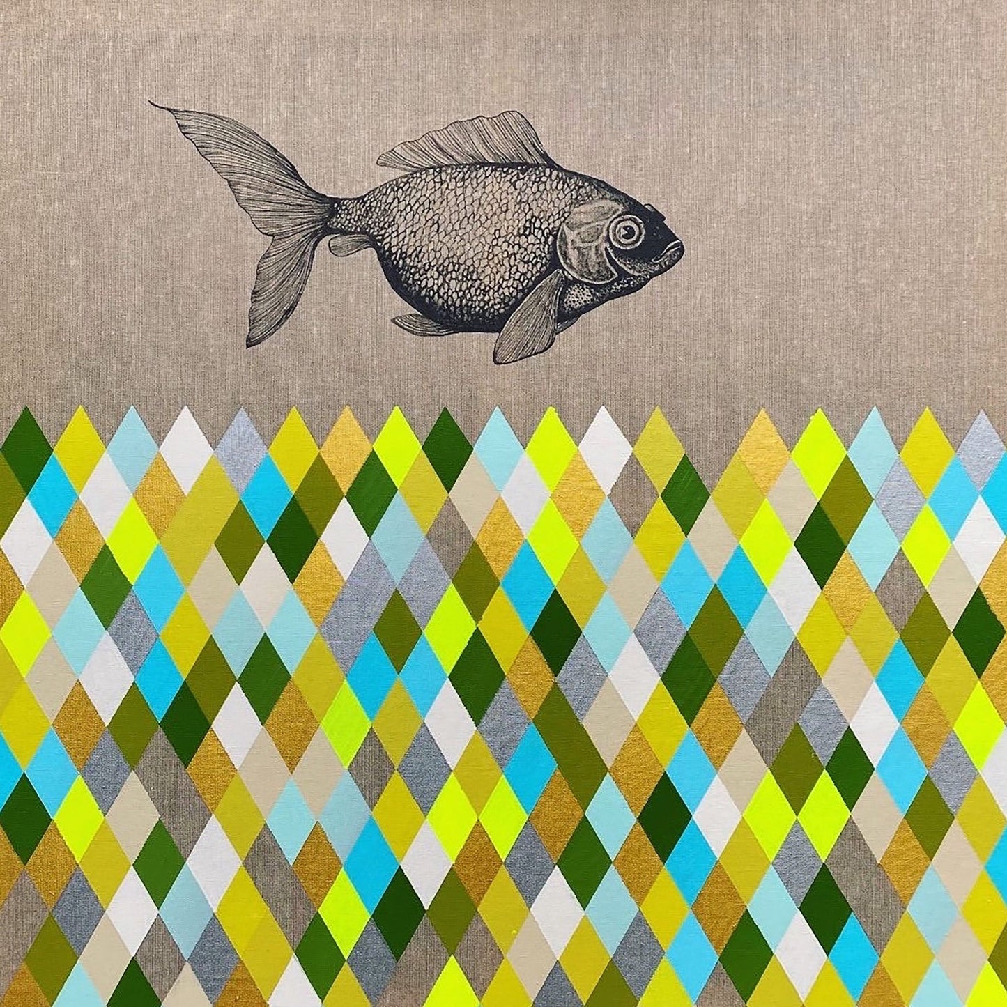 Vintage Fish Pattern